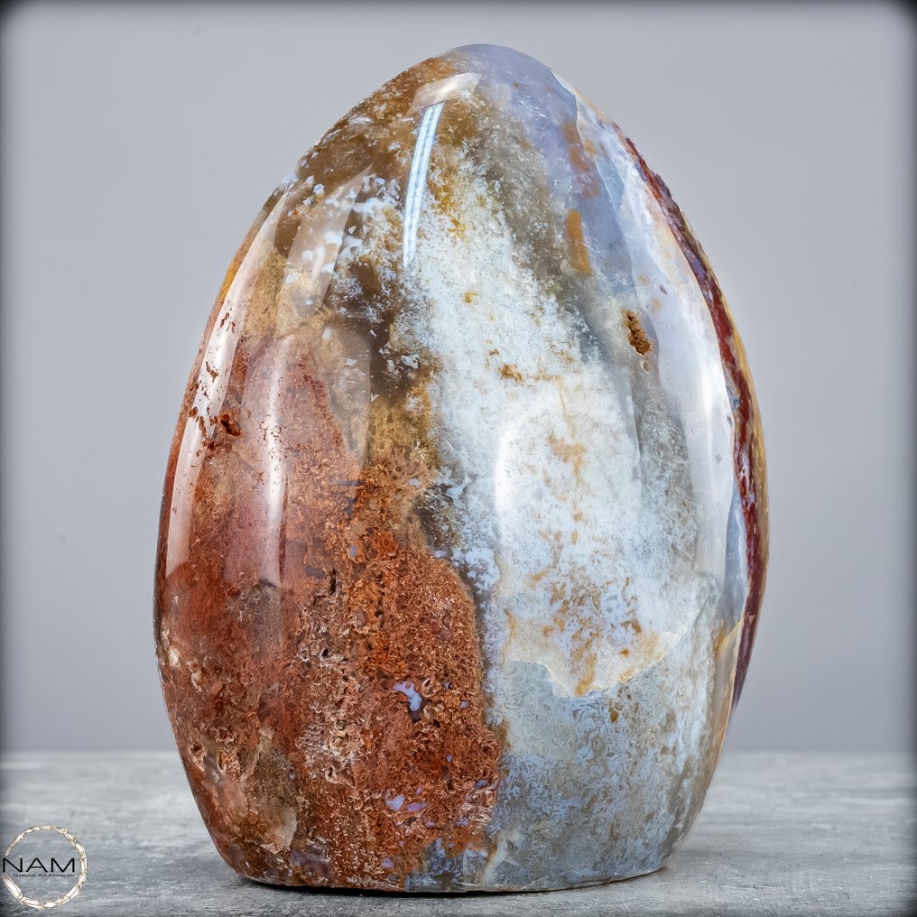 Σπάνιο φυσικό μάργαρο-αγκάτη Ελεύθερη μορφή- 1612.16 g #3.2