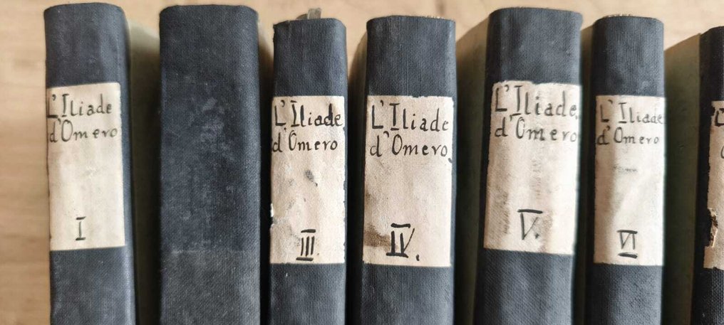 Melchior Cesarotti - Homer / Melchior Cesarotti – L’Iliade d’Omero – Complete 10-volume second edition – Padova, Pietro - 1798-1801 #2.1