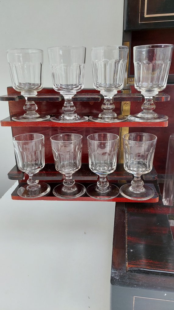 Barskap - Ibenholt - Hule for likør boulle. #4.3