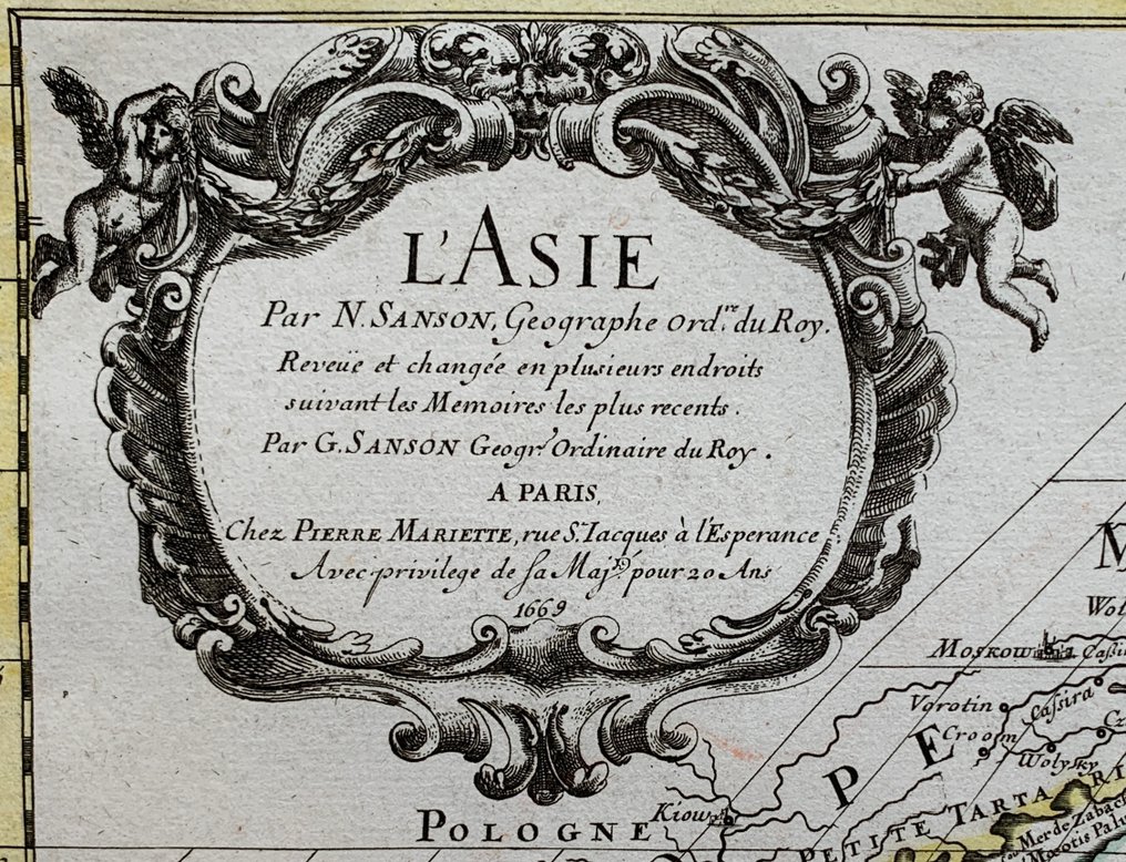 Azië - Azië; Nicolas Sanson/ Pierre Mariette - L'Asie - 1651-1660 #1.0