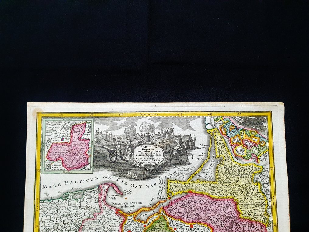 Europe - North-East Europe / Prussia / Poland / Lithuania / Krakow / Vilnius / Baltic Region / Warsaw /; Matthaus Seutter - Borussiae Regnum - 1721-1750 #2.1