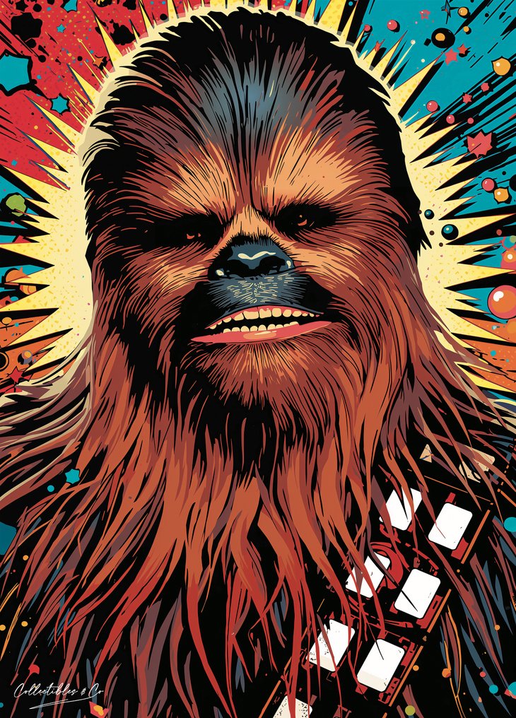 Collectibles & Co. - Pop Art Style - “Star Wars: Chewbacca” by Collectibles & Co. (2/5) #1.0