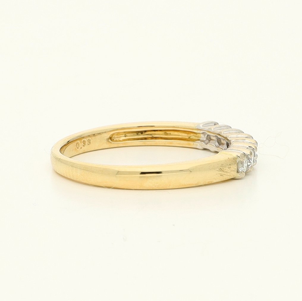 戒指 - 18K包金 黄金 -  0.28ct. tw. 钻石 (天然)  #4.3