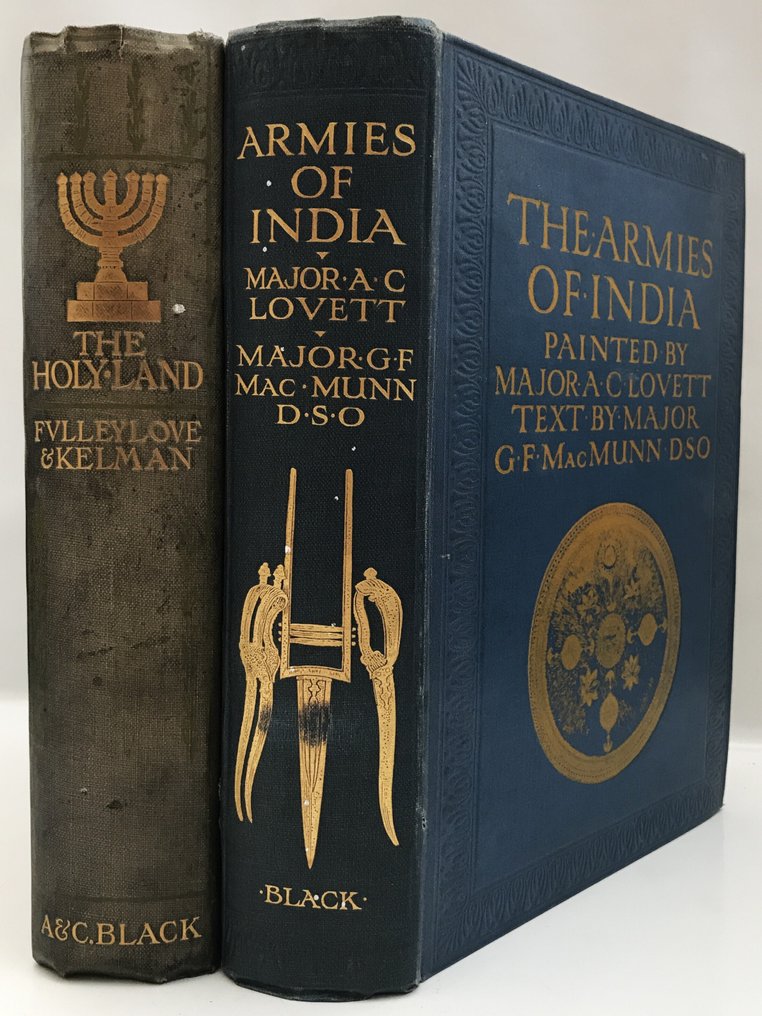 Various - Set of 2 travel books: The Armies of India, The Holy Land - 1911-1912 #1.0