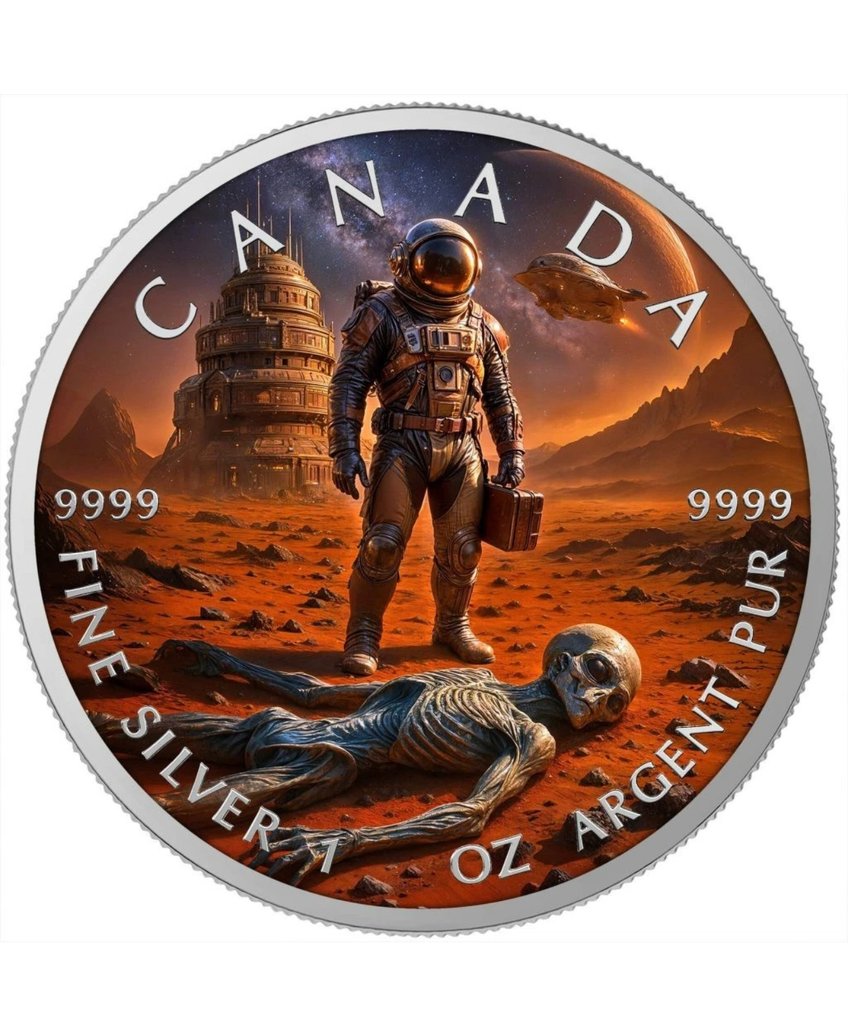 Καναδάς. 5 Dollars 2025 Dead Planet 1 oz  (.999) #2.1