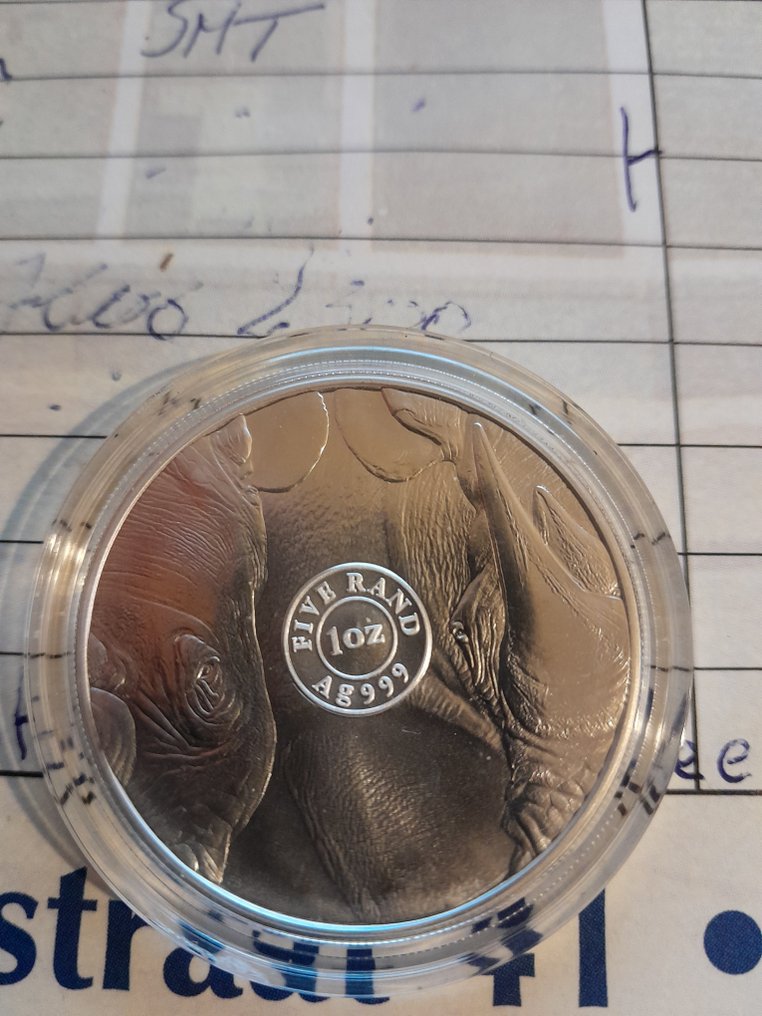 南非. 1 Rand 2022 1 Oz .999  (没有保留价) #3.2
