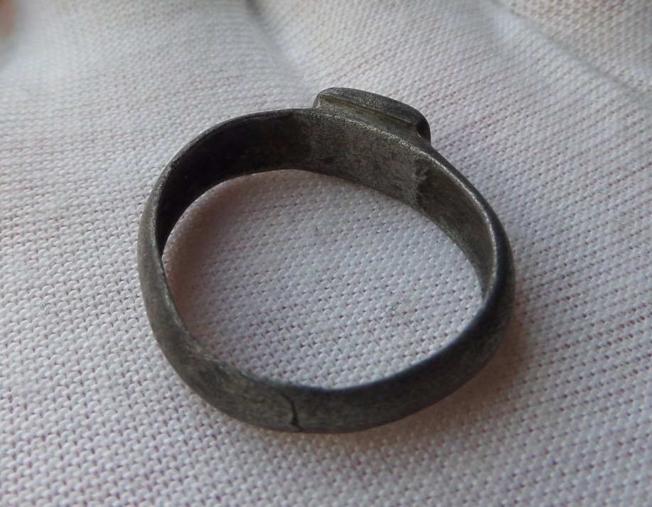 古罗马 银 刻有 Chi-Rho monogram 的戒指 #2.1