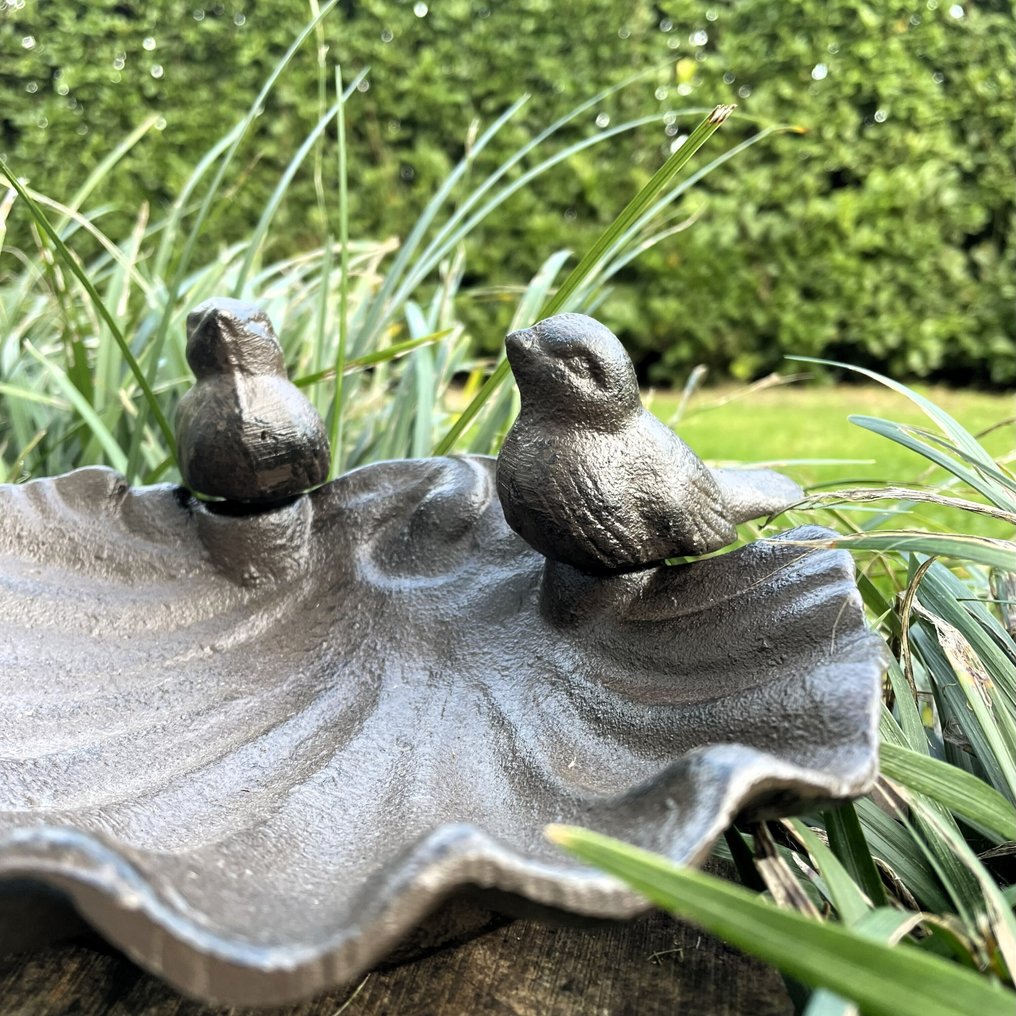 Vogelbad - Gietijzer - Schelp #3.2