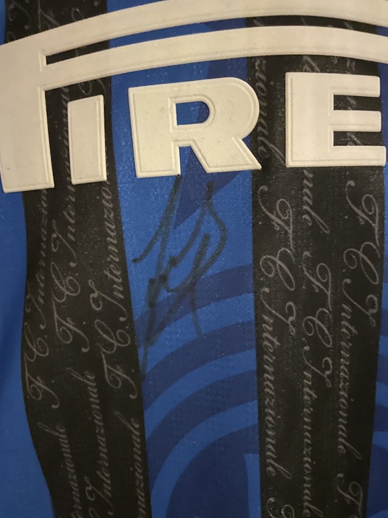 Inter Milan - 義大利甲組足球聯賽 - Javier Zanetti Signed Jersey - 足球衫 #2.1