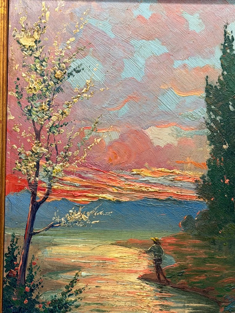 Antonio Amorós y Botella (1849-1925) - Escena de pesca #3.2