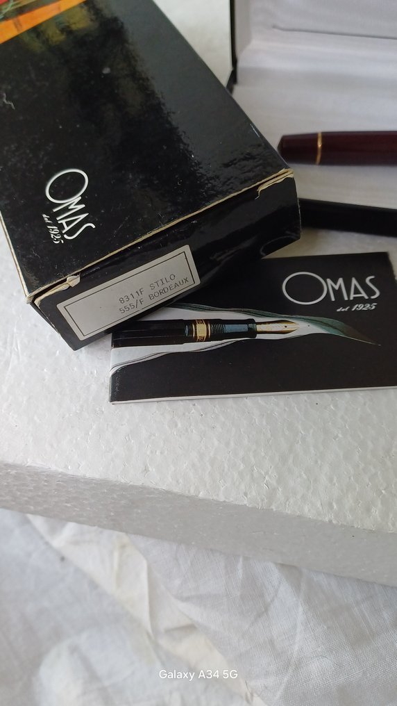 Omas - 555/f bordeaux lady omas extra - Füllfederhalter #2.1