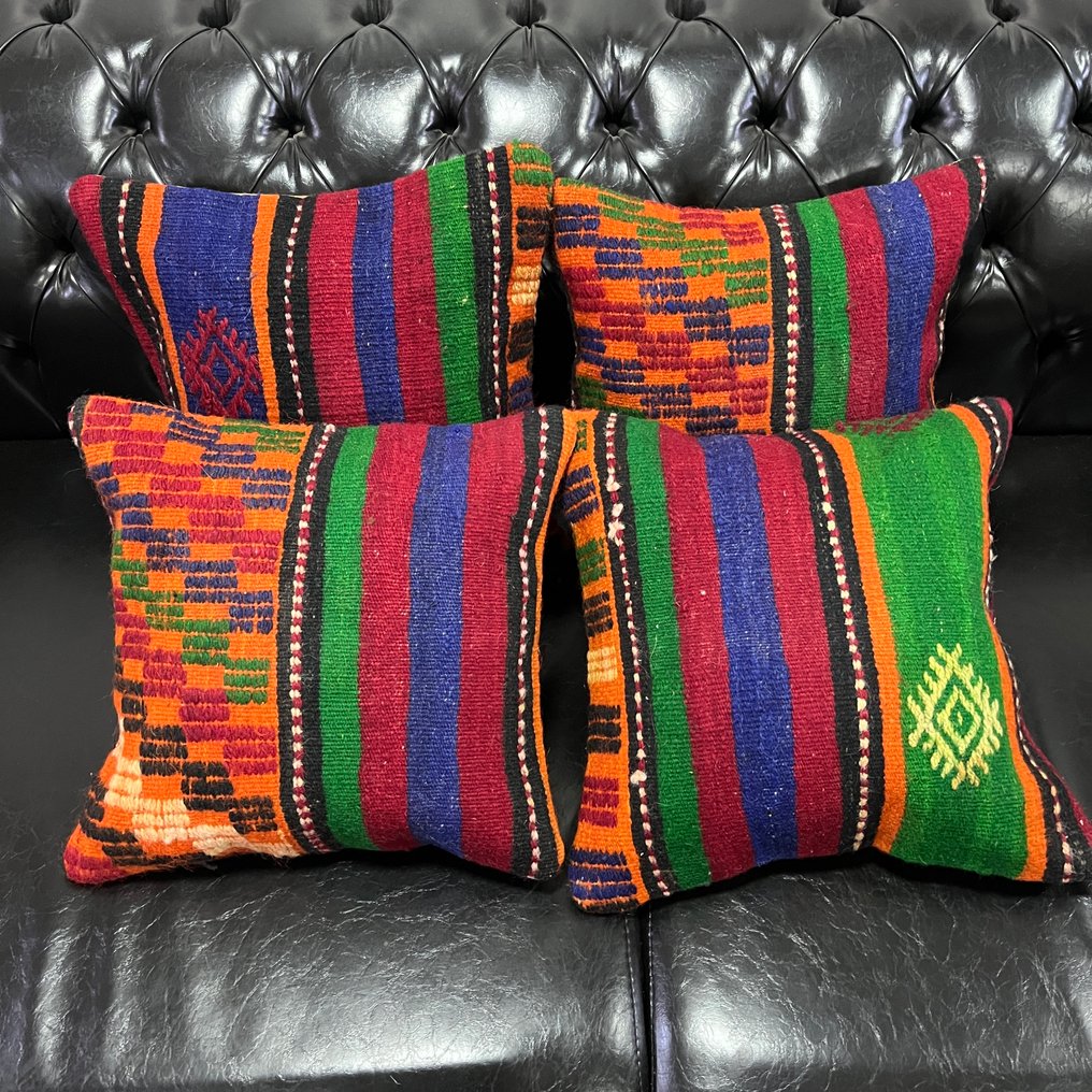 (4) Boho Authentic Kilim - Kussen #1.0
