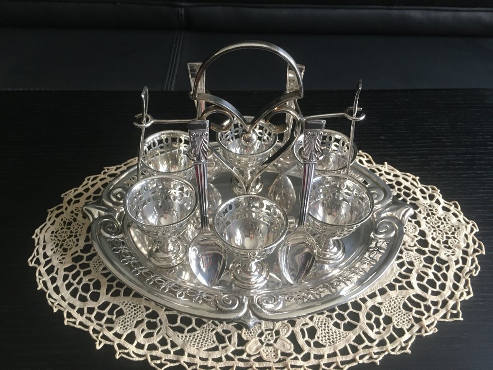 Eierbecherset (13) - versilbert #1.0