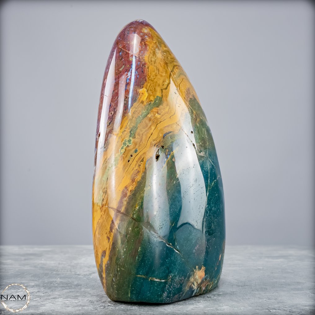 Φυσικός Ocean-Jasper Ελεύθερη μορφή- 1568.26 g #3.2