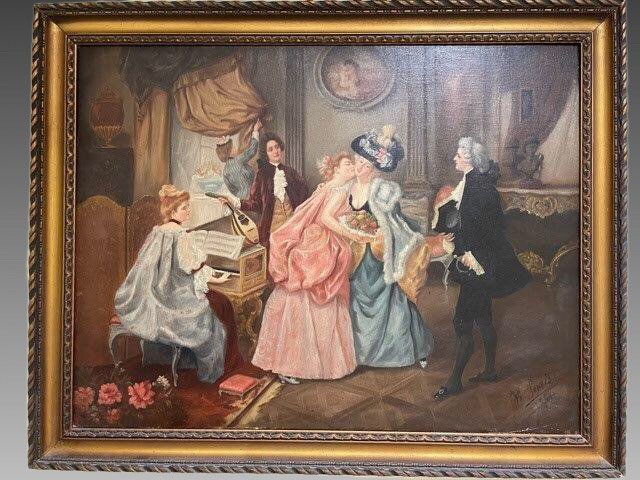 Γαλλική σχολή (XIX) - Scena romantica #1.0