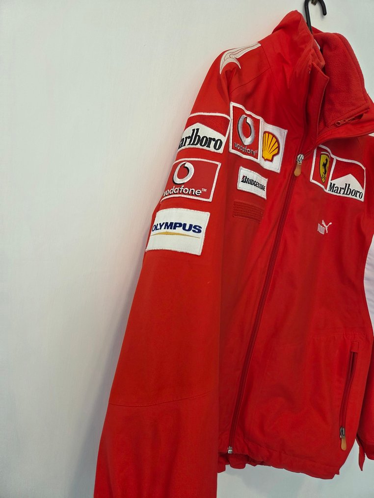 Casaco jaqueta - Ferrari - Giaccone Ferrari GES Puma tg. 44/46 S test pista termico pile sfoderabile #4.3