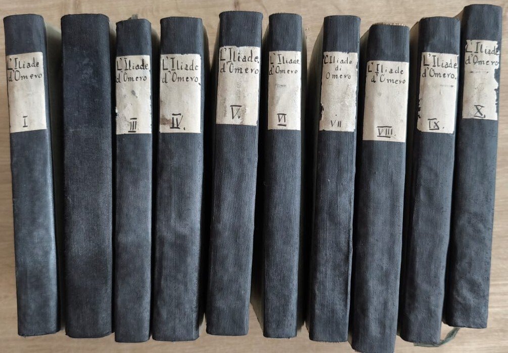 Melchior Cesarotti - Homer / Melchior Cesarotti – L’Iliade d’Omero – Complete 10-volume second edition – Padova, Pietro - 1798-1801 #1.0