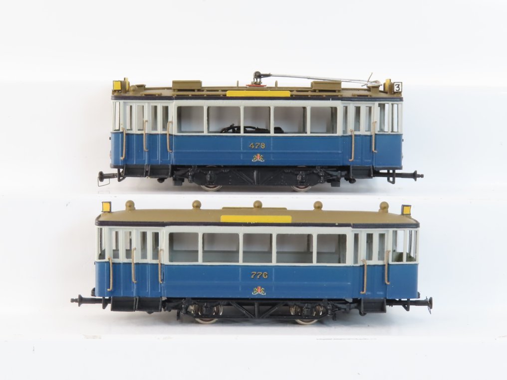 Fairfield H0 - Model tram (1) - Two-piece BW 840 'Vijframer', Brass Model - GTA / GVBA #1.0