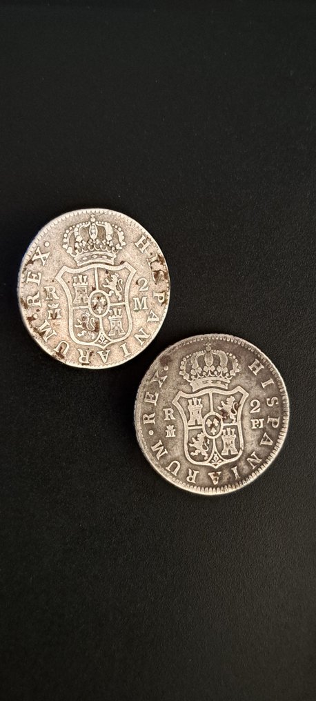 西班牙. 卡洛斯三世. 2 Reales  (没有保留价) #3.2