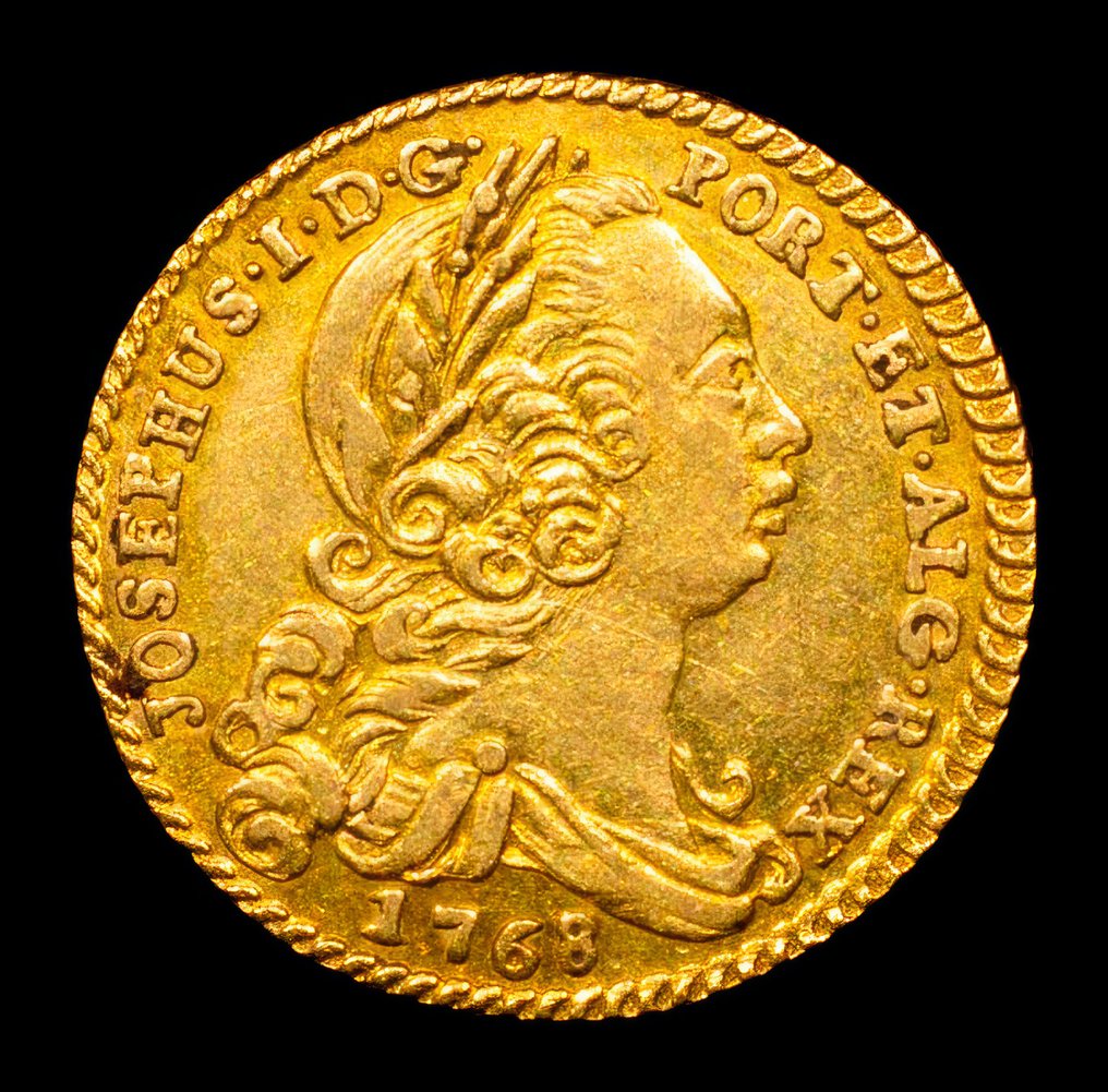 葡萄牙. D. José I (1750-1777). Escudo (1.600 reis) 1768 - Josephus - Lisboa - Raro #1.0