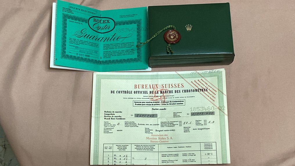 Rolex - Oyster Datejust 1601 year 1968 Very Rare case and papers #1.0