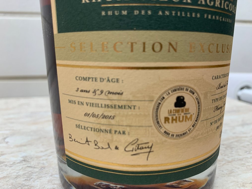 Clément 2015 La Confrérie du Rhum - Rhum Vieux Agricole - Sélection Exclusive - Batch 1  - 70cl #3.2