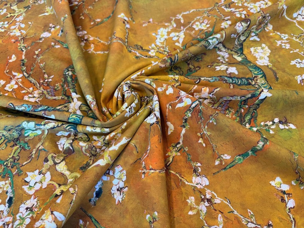 金色绽放——向梵高致敬,采用OEKO-TEX认证棉 - 室內裝潢織物 - 2.5 m - 2.8 m #3.2