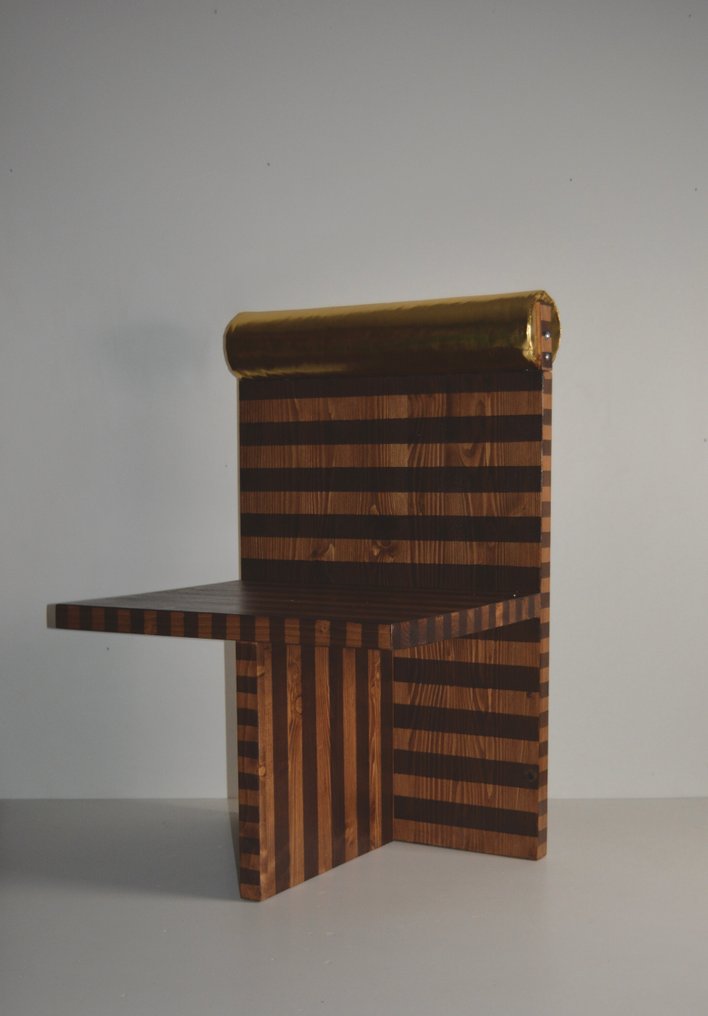 Studio Greca - 扶手椅 - 埃托雷,现代主义颂歌 - 木, 紡織品 - 限量25件 #3.2