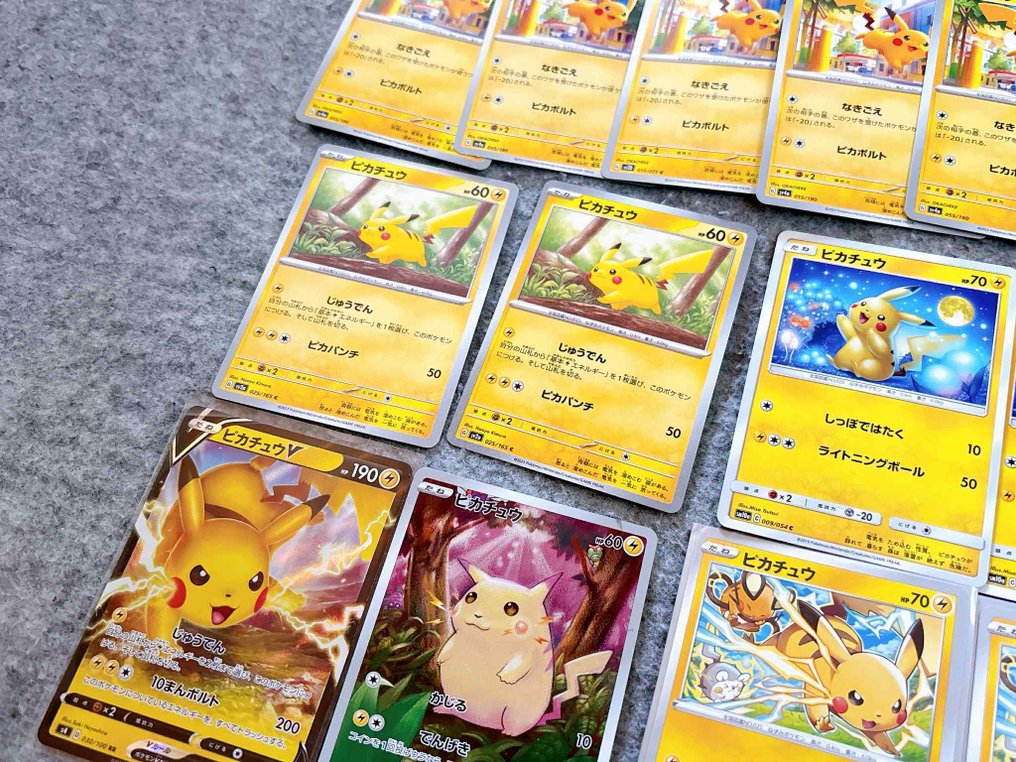 Pokémon - 33 Card - Pikachu - Various sets #4.3