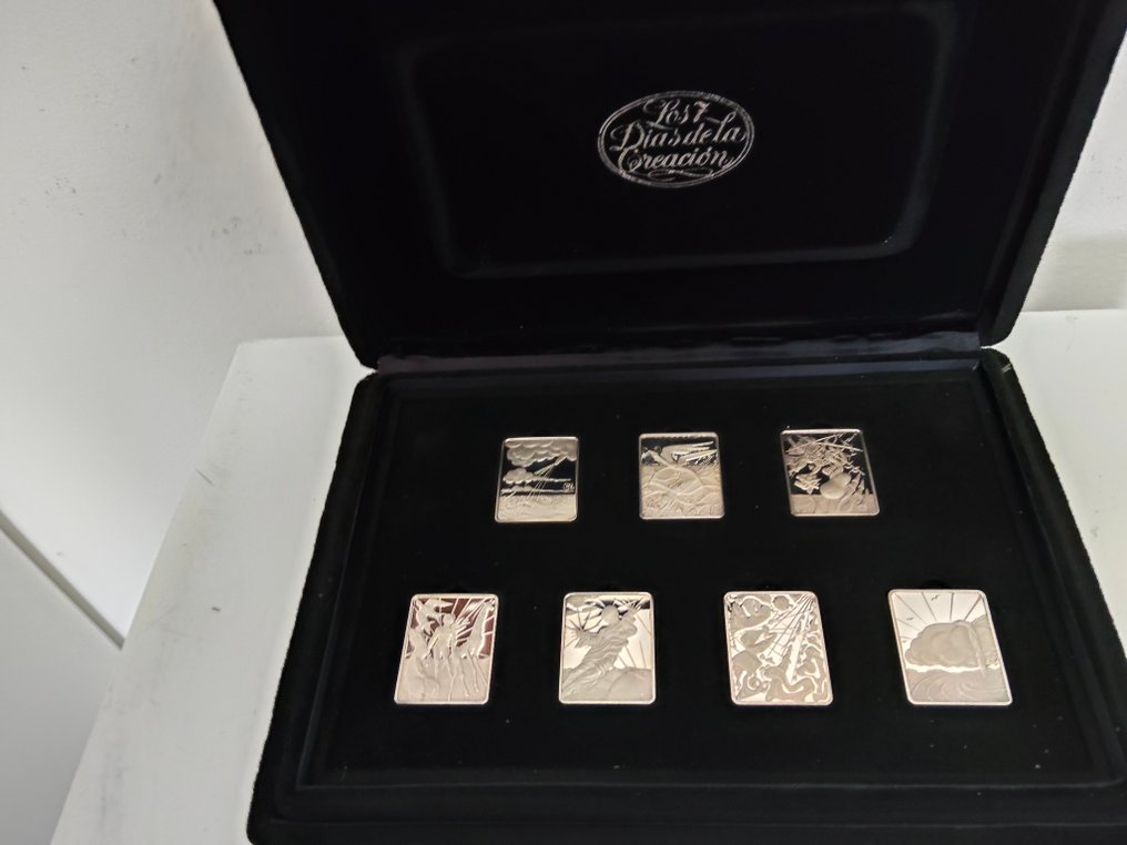 Salvador Dali (1904-1989) - 雕塑, I 7 giorni della creazione - 4 cm - .999 银 #1.0