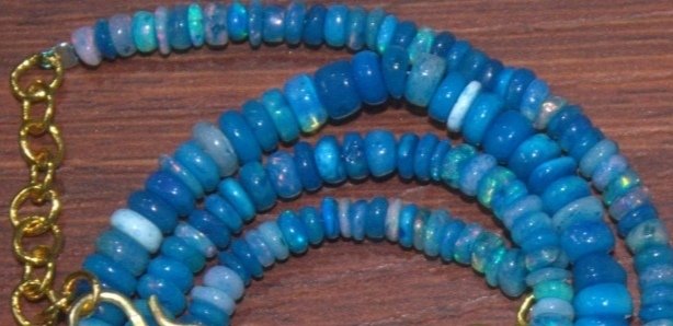 Opál Természetes AAA+ Kék 43 Karát- 10 g - (1) #3.2