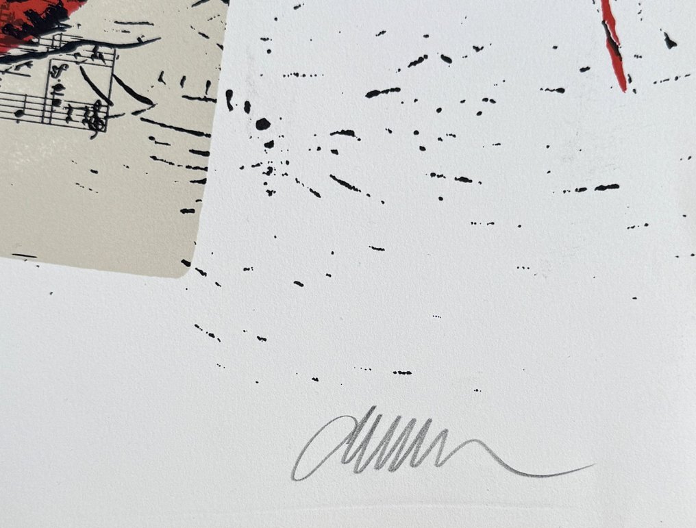 Fernandez Arman (1928-2005) - Violon et partitions #4.3