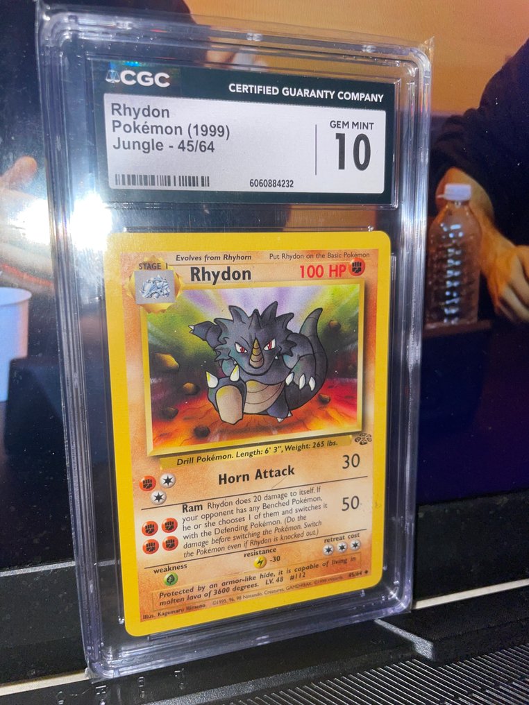 Pokémon - 1 Graded card - Rhydon 45/64 Folie - CGC 10 - Various sets #1.0