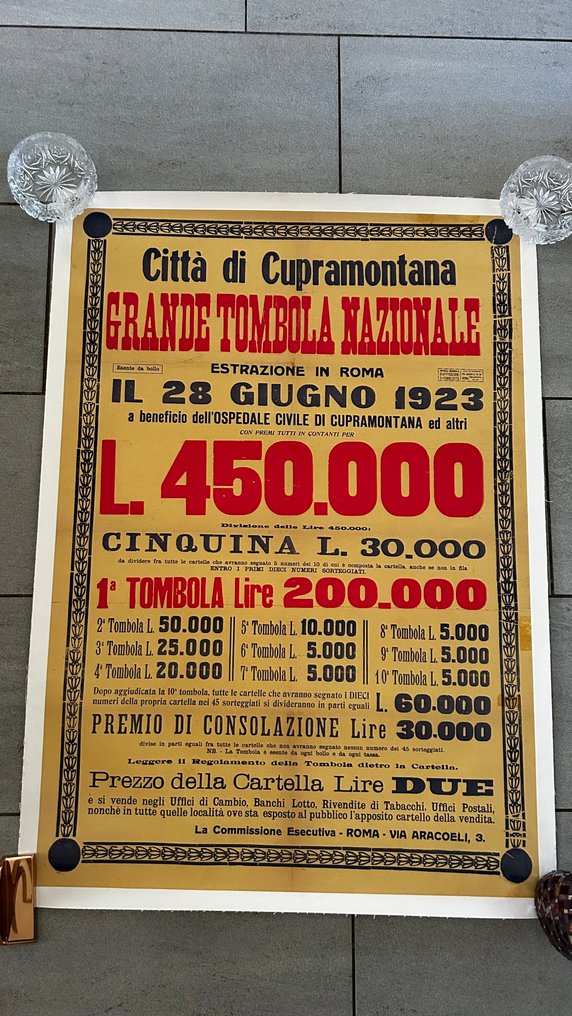 Anonymous - GRANDE TOMBOLA NAZIONALE - 1920s #1.0