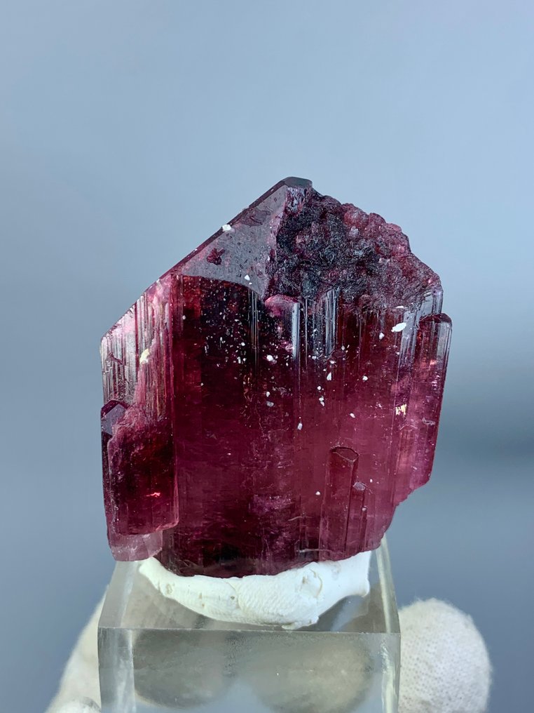 Τουρμαλίνης Κρύσταλλοι - Ύψος: 65 mm - Πλάτος: 34 mm- 448 g - (6) #4.3