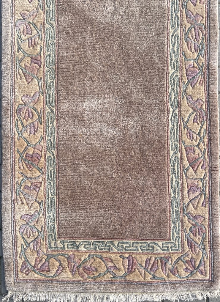 Design-Teppichläufer - Wolle - handgeknotet - modern - hohe Qualität - Teppich - 358 cm - 93 cm #2.1