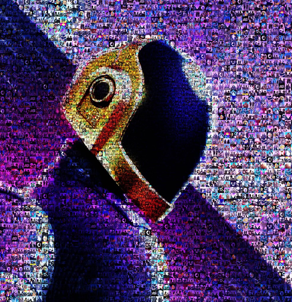 David Law - Daft Punk VI - Format XL - 60x60 #3.2