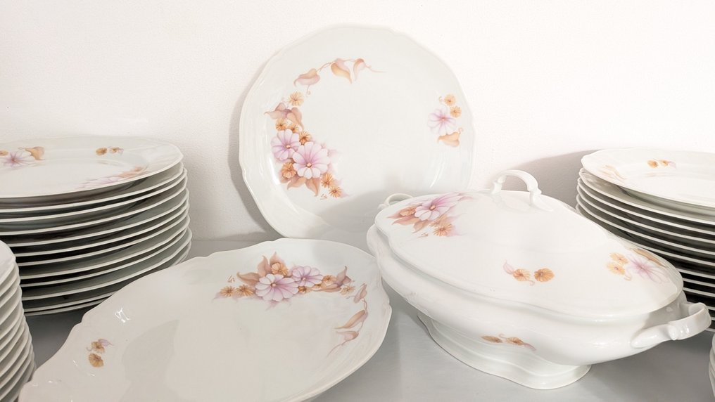 Chastagner Limoges - Ede - 12人用餐具套装 (51) - 瓷 #3.2