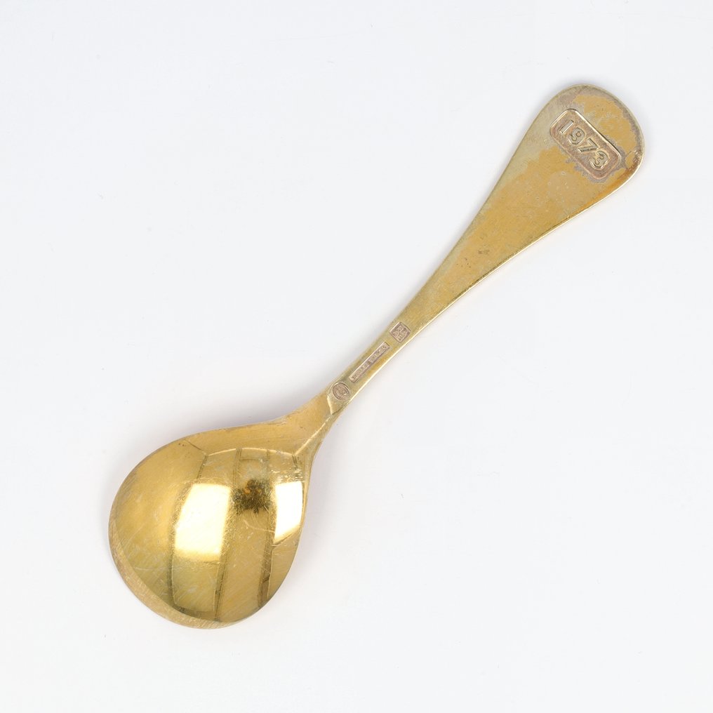 Georg Jensen, Jaarlepels - Łyżka (4) - Srebro pr. 925 #2.1