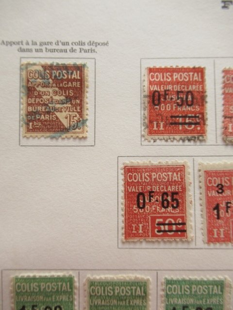 法國 1926/1928 - 680欧元，邮政包裹 - Yvert n°54/88A #1.0