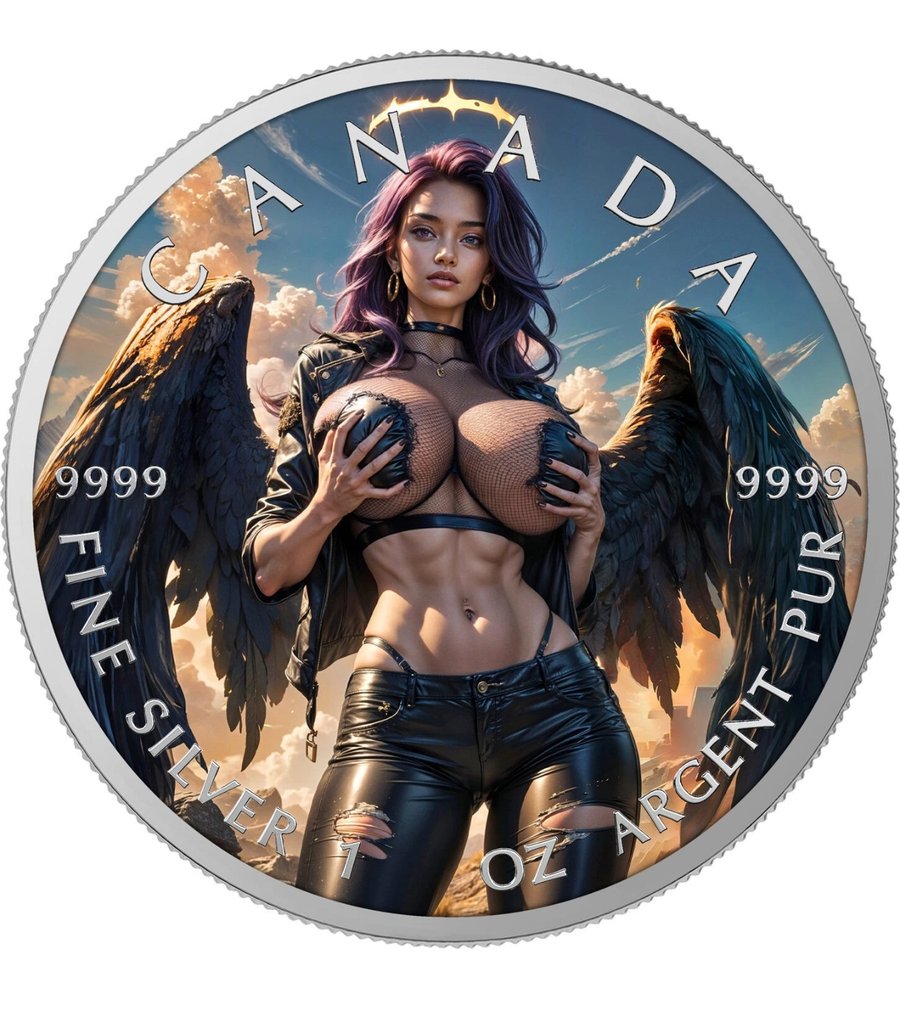 Canada. 5 Dollars 2025 Sinful Angel 1 oz  (.999) #2.1