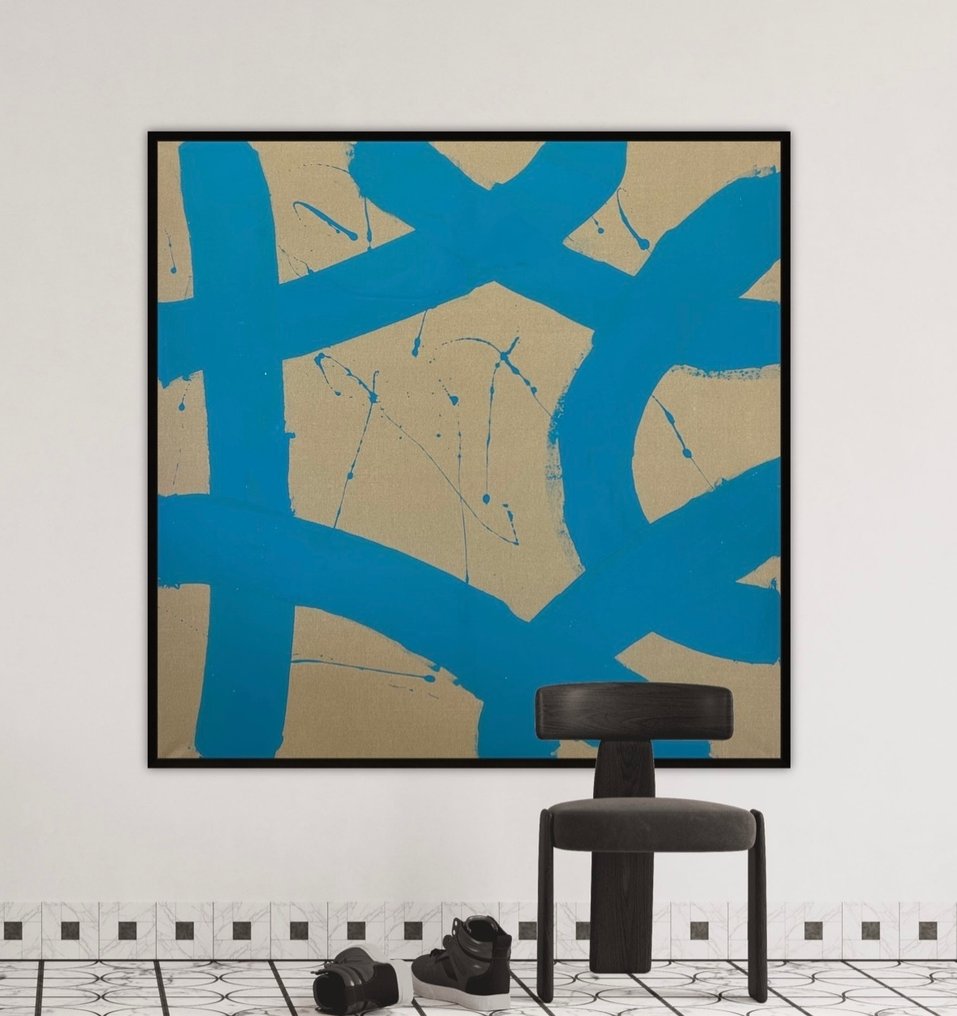 Stefanie Raus - Verschlungen Türkis II 1035 XXL #1.0