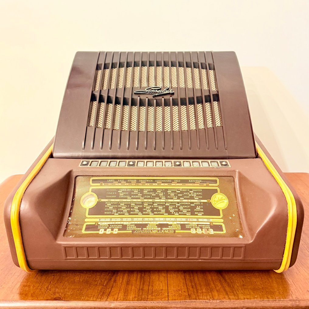 SONNECLAIR - EVOLUTION 1951 - DESIGN COLLECTOR’S ITEM Radio à tube #1.0