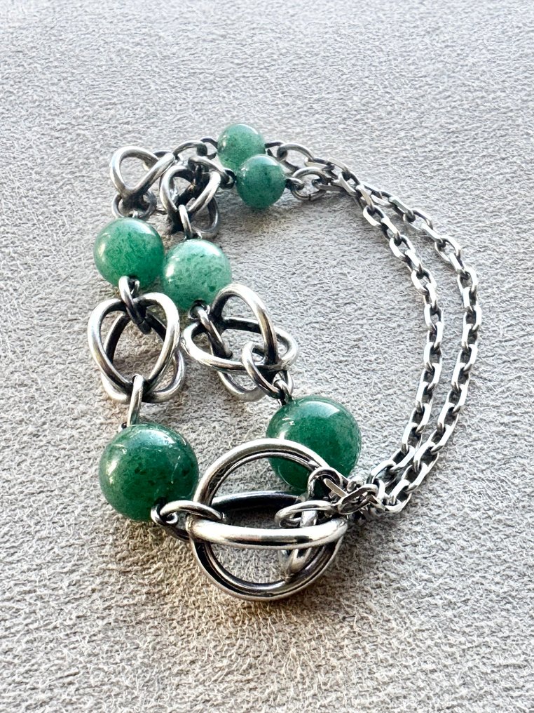 Senza prezzo di riserva - Collana Argento Giada - Rich Boho: 4 caratteristiche distintive #3.2