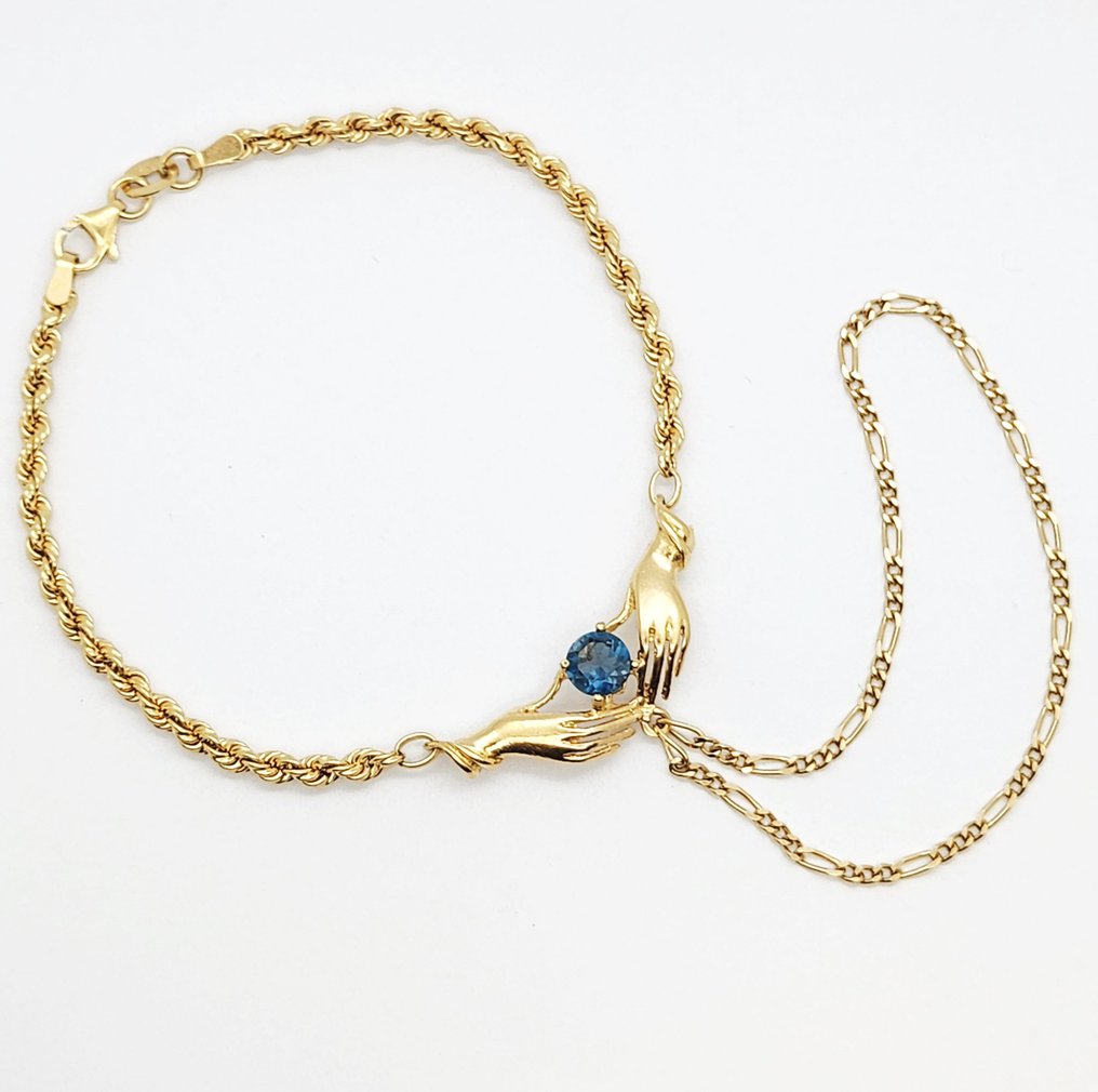 Bracelet - 18 carats Or jaune -  1.09ct. tw. Topaze #1.0