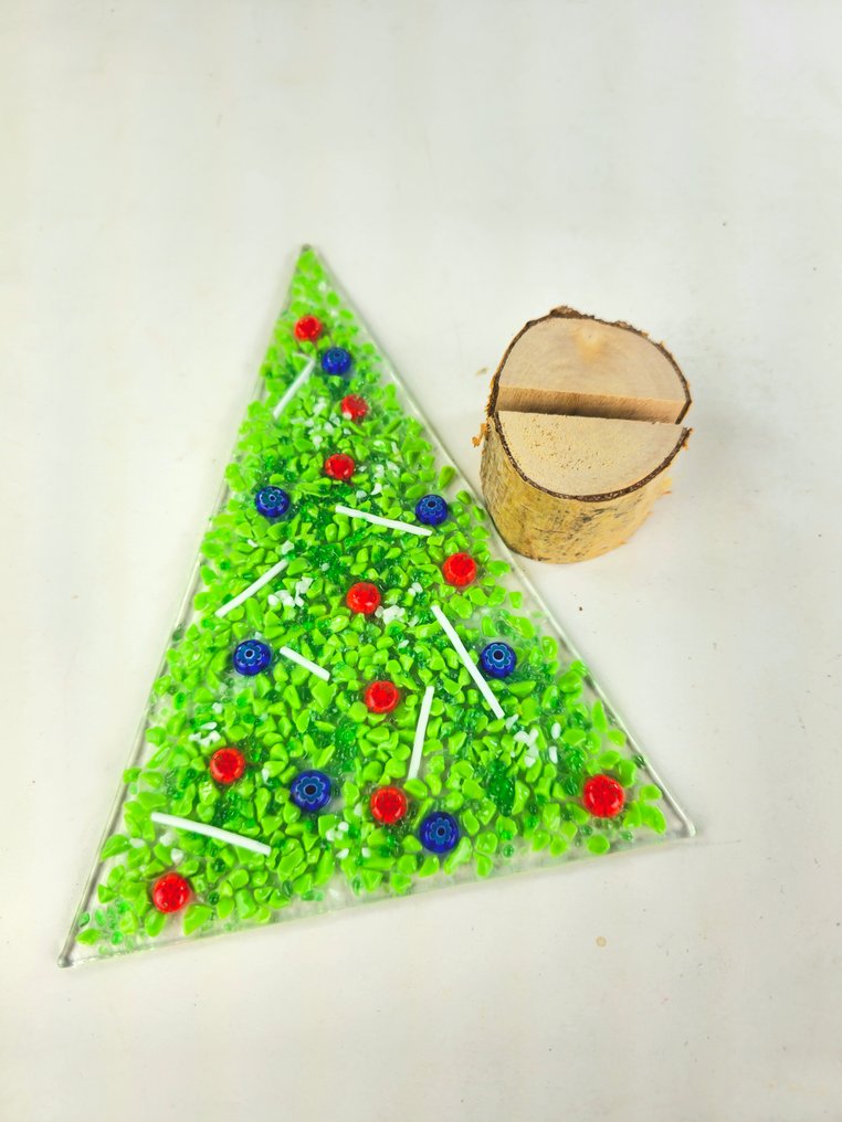 盘子 - 穆拉诺玻璃 - Albero di Natale Verde #3.2