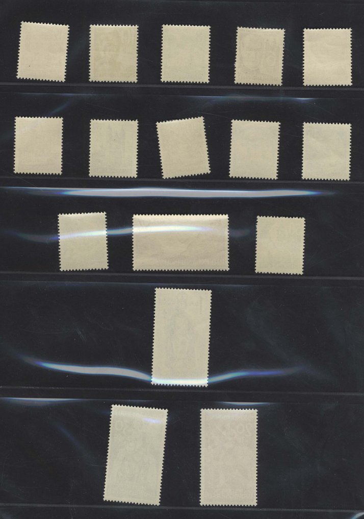 同盟国军事占领德国(法国区域）  - 莱茵兰-普法尔茨和符腾堡的全新邮票收藏，包含所有邮票块 #3.2