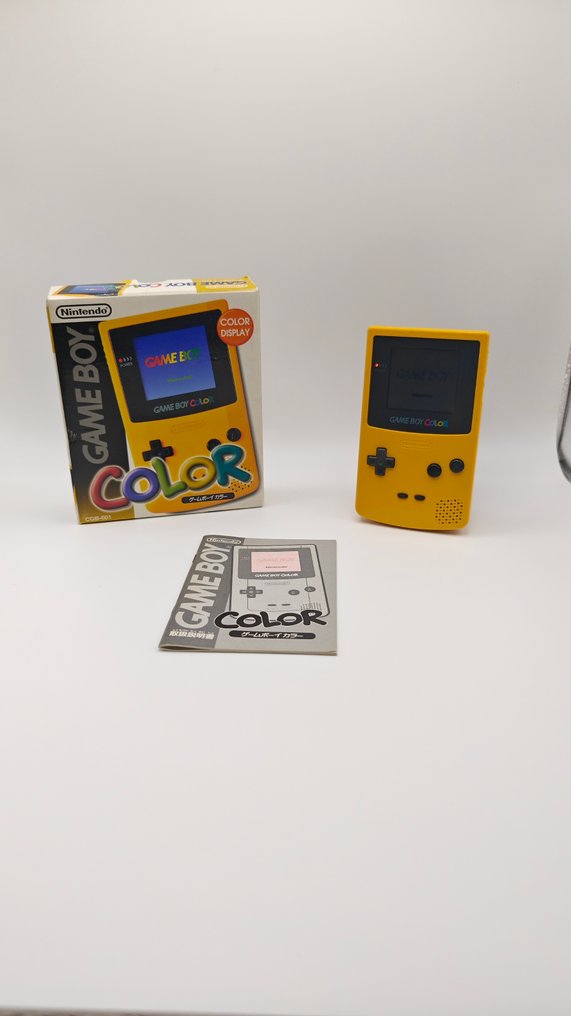 Nintendo - Gameboy Color - Game Boy Color Yellow JAP – Complete Box with Original Manual – Working - Φορητή κονσόλα παιχνιδιών - Στην αρχική του συσκευασία #1.0