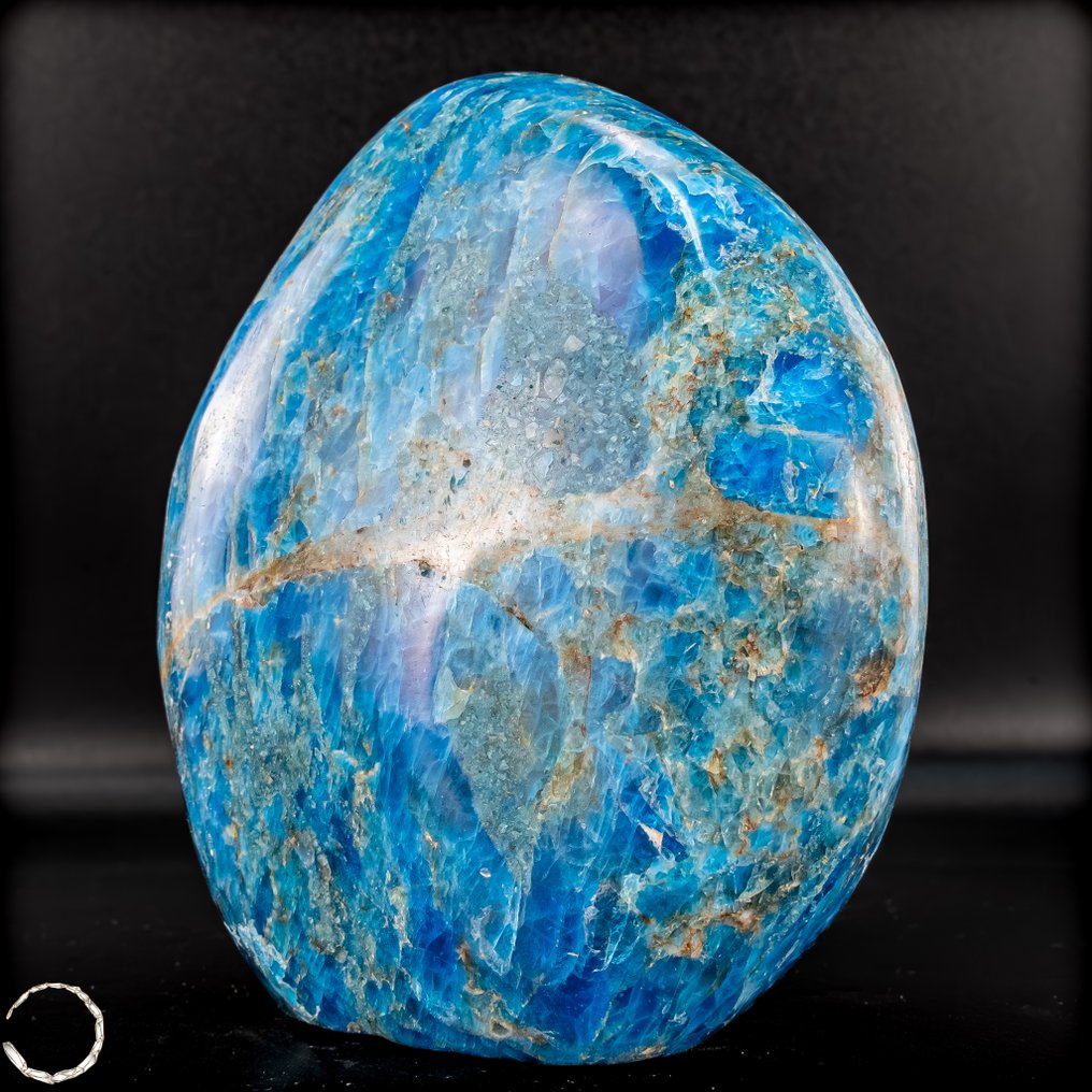 Apatit albastru natural ceresc Formă neimpusă- 1500.61 g #2.1