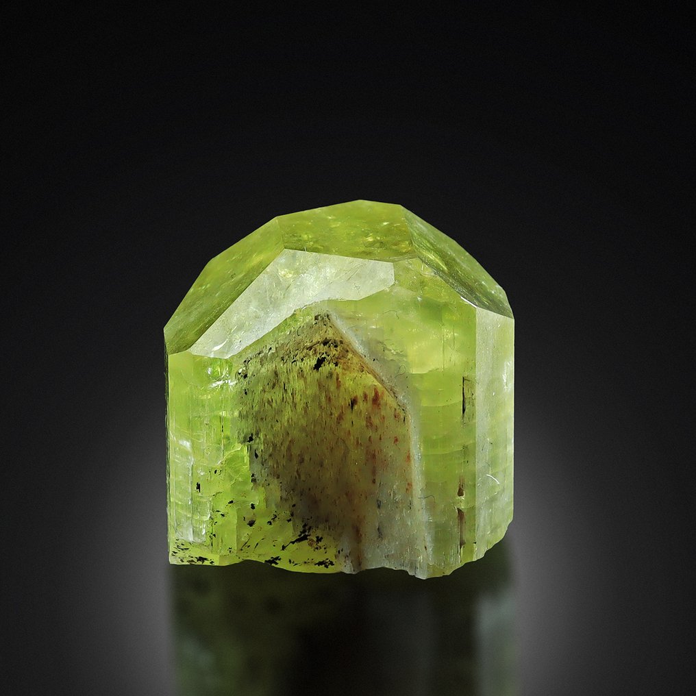 优质！来自美国的霓虹绿色FLUORAPATITE水晶 水晶 - 高度: 2.5 cm - 宽度: 2.7 cm- 34 g #2.1